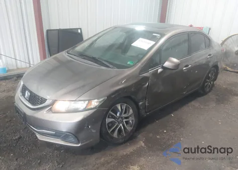 2013 Honda Civic Ex from USA, damaged, VIN 2HGFB2F8XDH535577